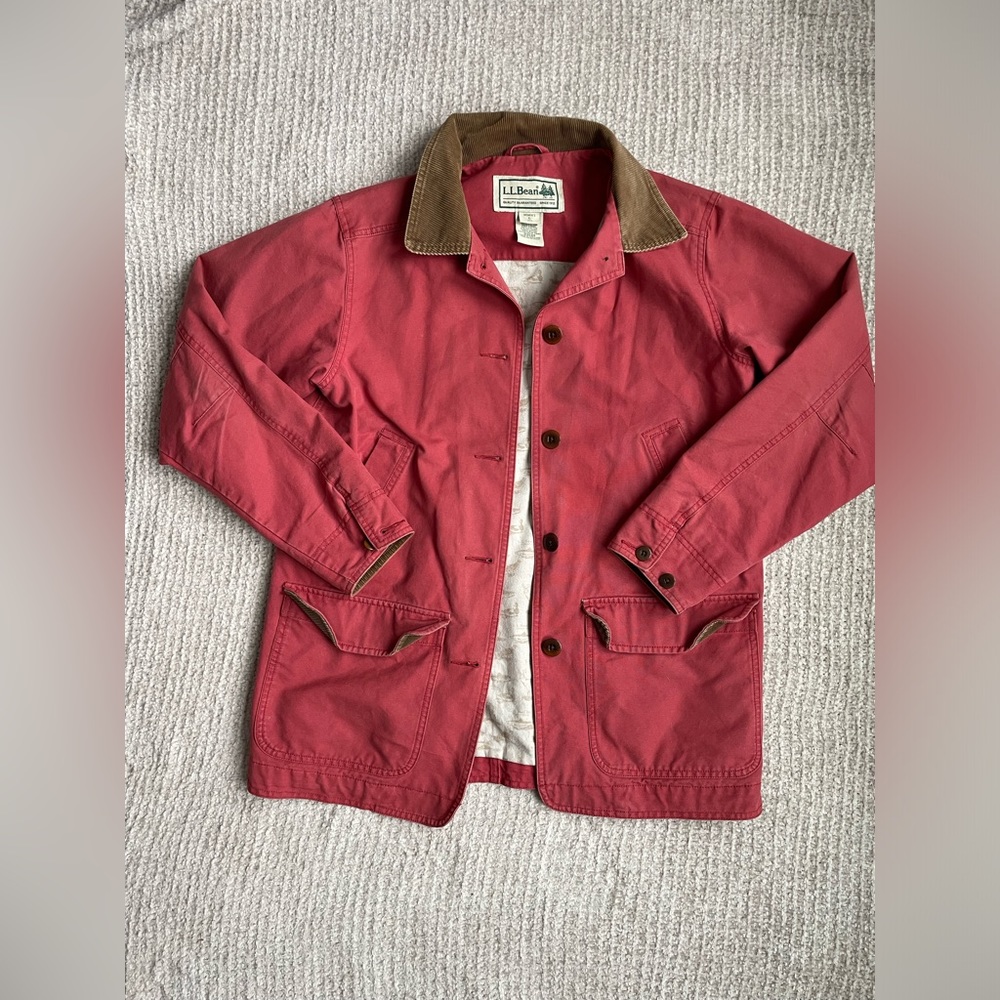 L.L Bean red jacket